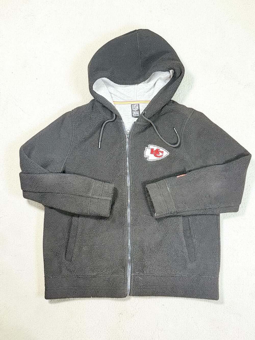 Women’s Kansas City Chiefs NFL Team Apparel Full-Zip Fleece Hoodie